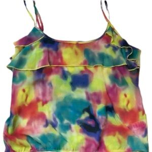 🩵3/$20🩵 TIE DYE COLORFUL RAINBOW BRIGHT TANK TOP